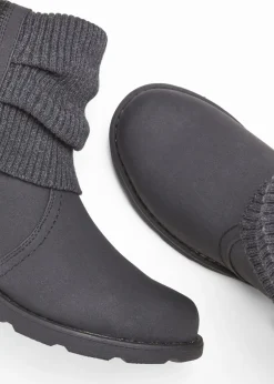 Sale Botas con inserto de punto Mujer Botines De Nieve·Botines Clásicos|Botines De Nieve·Botas Con Tacón
