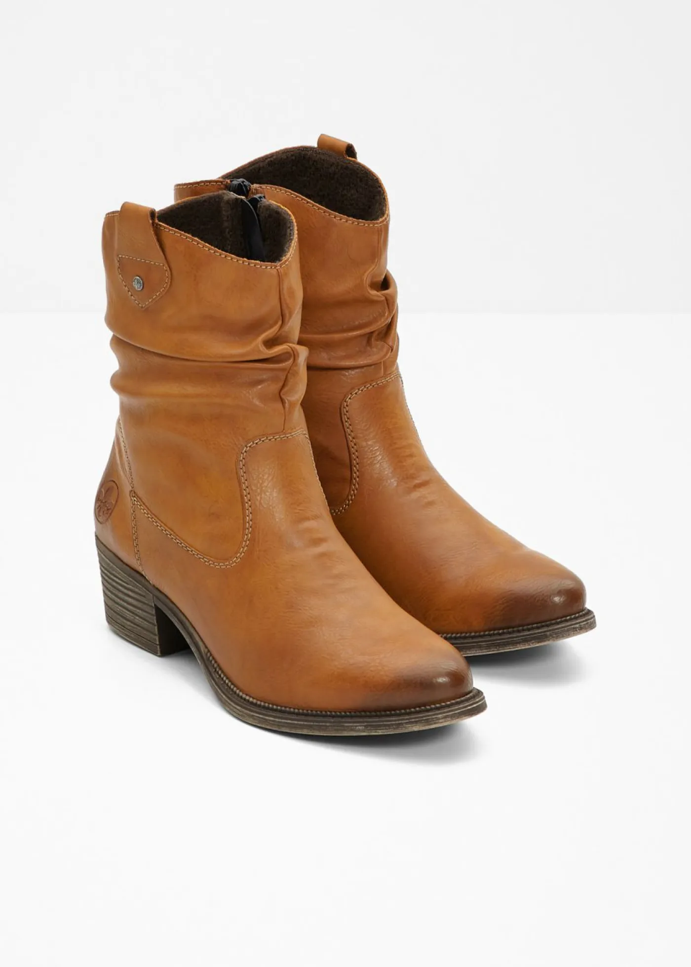 Hot Botas cowboy cómodas y forradas de Rieker Mujer Zapatos De Marca·Rieker|Botas De Pelo