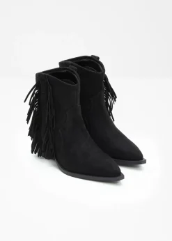 Online Botas cowboy con flecos Mujer Botines