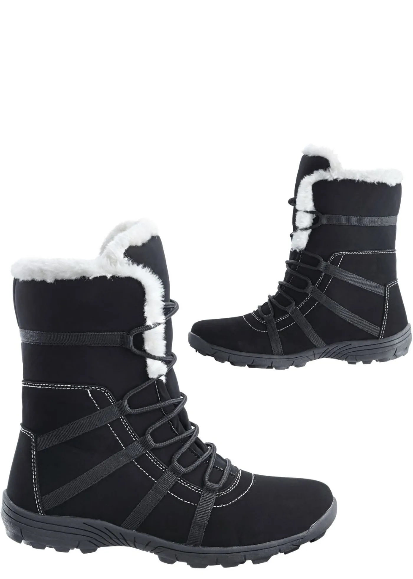 Best Botas forradas con cordones Mujer Tendencias·Zapatos Veganos|Botines De Nieve·Botas Con Cordones