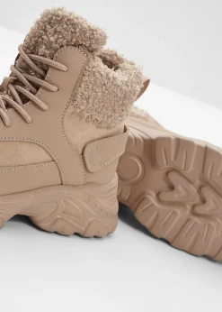 Hot Botas forradas con cordones Mujer Botines De Nieve·Botas Con Cordones|Botines De Nieve·Botines Forrados