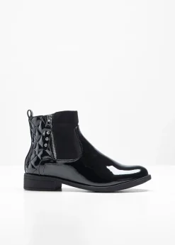 Hot Botines con aspecto de charol Mujer Tendencias·Zapatos Veganos|Botines