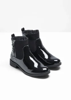 Hot Botines con aspecto de charol Mujer Tendencias·Zapatos Veganos|Botines