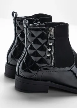 Hot Botines con aspecto de charol Mujer Tendencias·Zapatos Veganos|Botines
