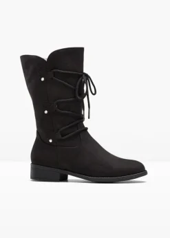 Discount Botines de cordones Mujer Botas De Pelo|Botas