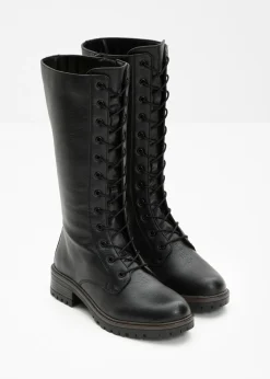Clearance Botines de cordones Mujer Botas De Pelo|Botas