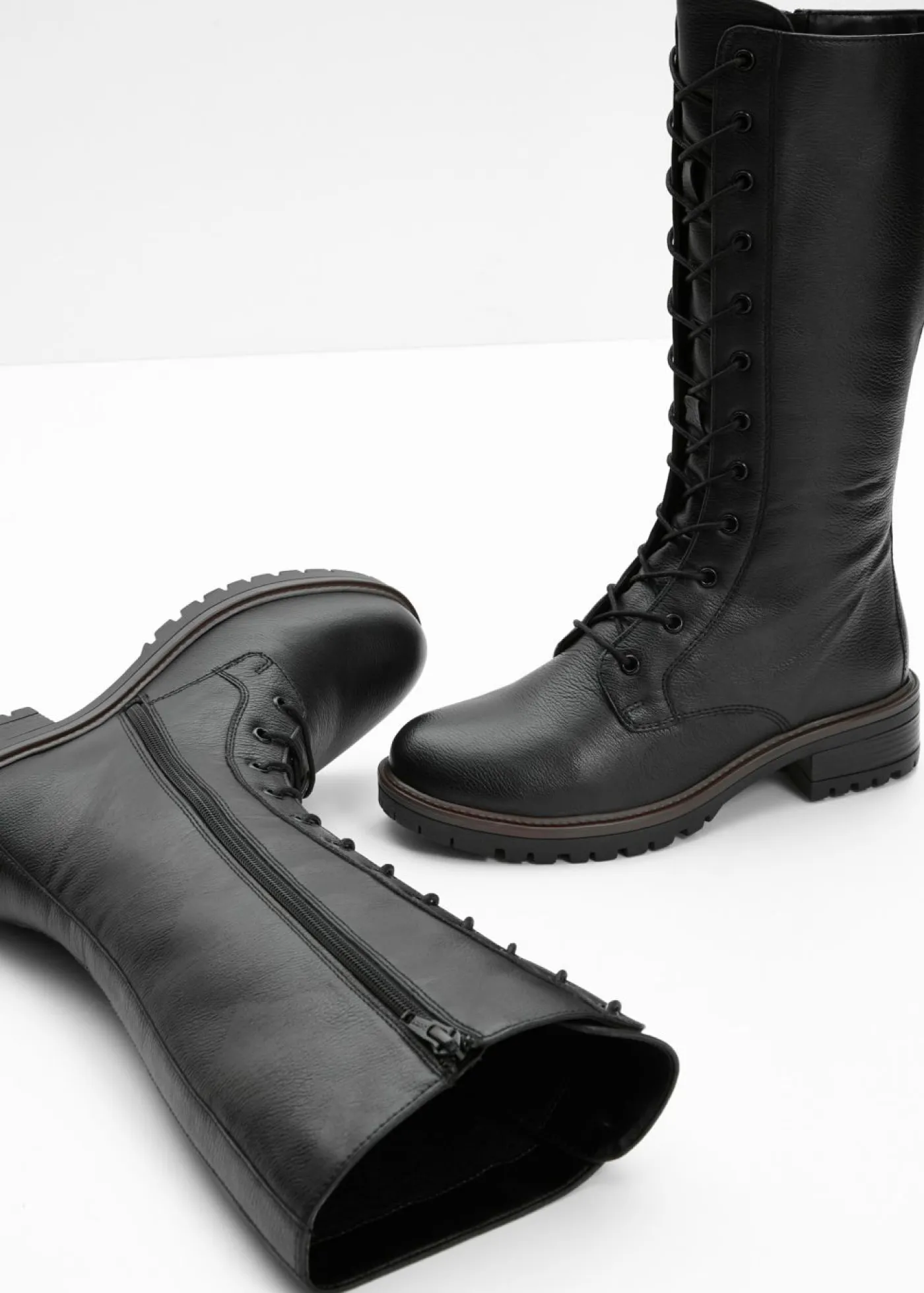 Clearance Botines de cordones Mujer Botas De Pelo|Botas