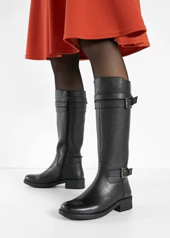 Hot Botines de cuero Mujer Botas|Premium
