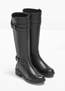 Hot Botines de cuero Mujer Botas|Premium