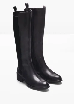 Discount Botines de cuero Mujer Botas De Pelo|Botas