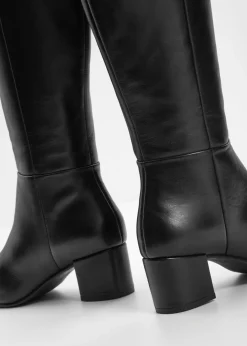 Best Botines de cuero Mujer Botas|Premium