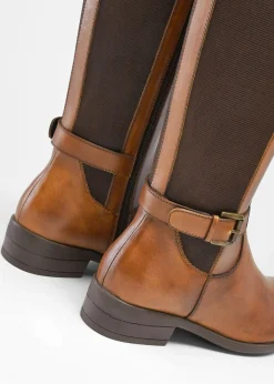 Sale Botines de cuero Mujer Botas|Premium