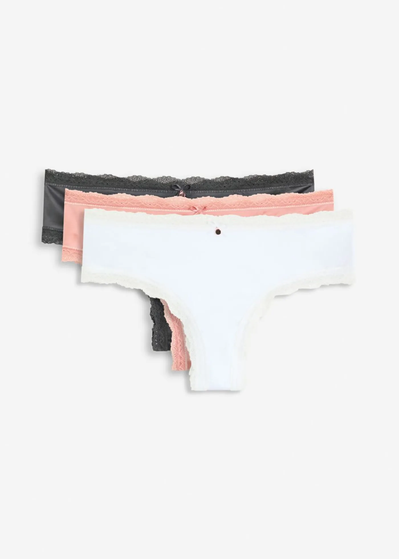 Sale Braga brasileña con efecto brillante (3 unidades) Mujer Lencería|Bragas