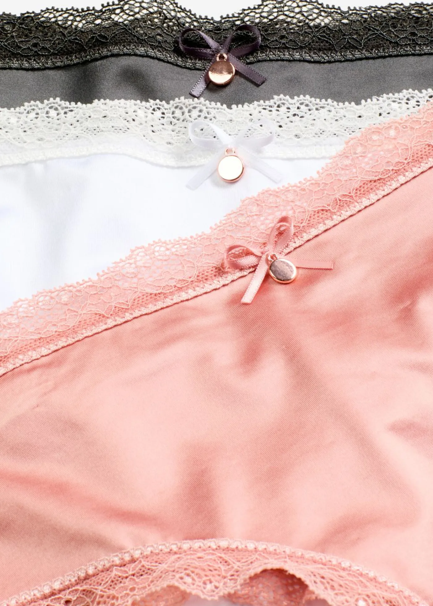Sale Braga brasileña con efecto brillante (3 unidades) Mujer Lencería|Bragas