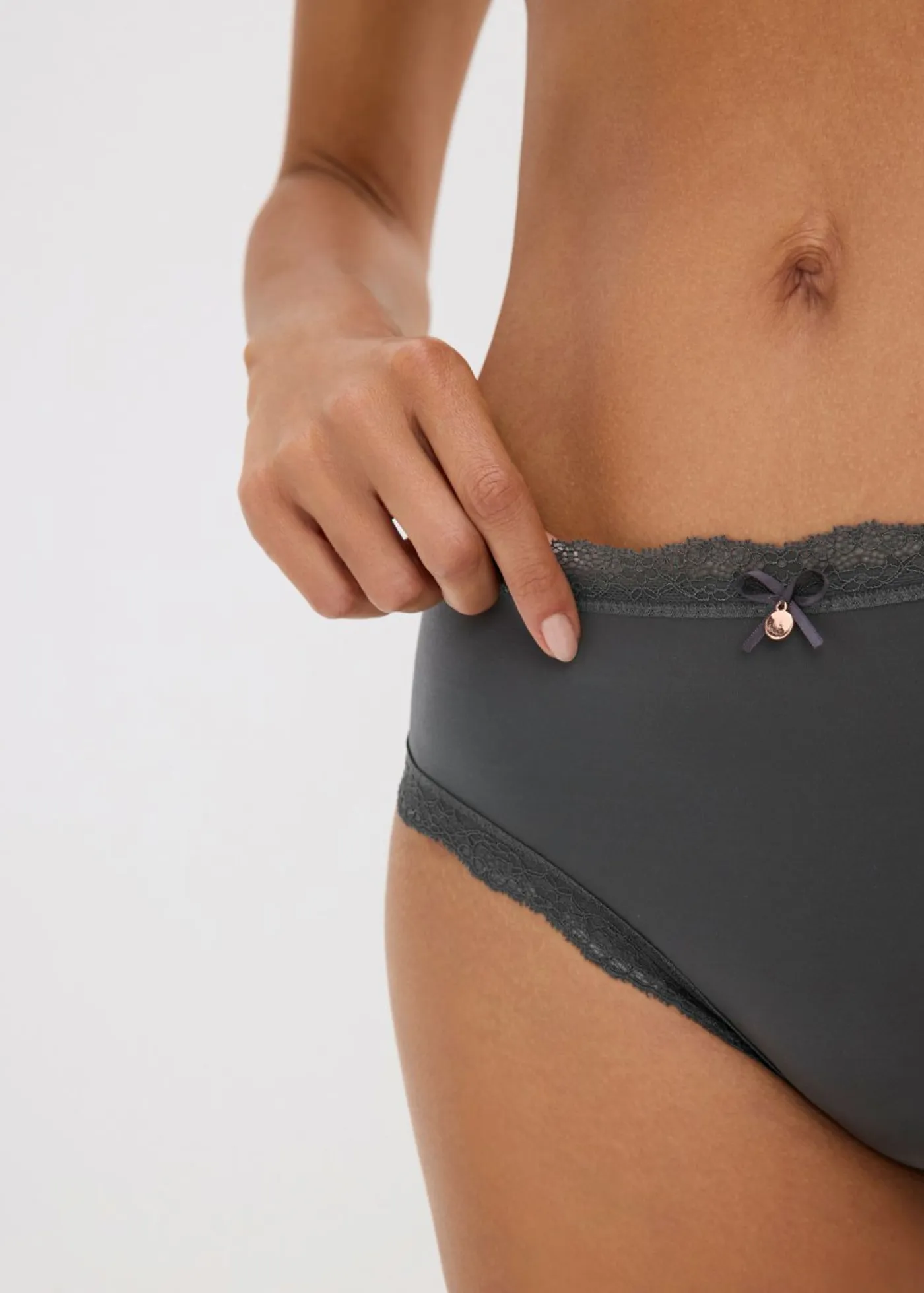 Sale Braga brasileña con efecto brillante (3 unidades) Mujer Lencería|Bragas