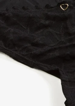 Best Braga brasileña con encaje de corazones Mujer Lencería|Bragas