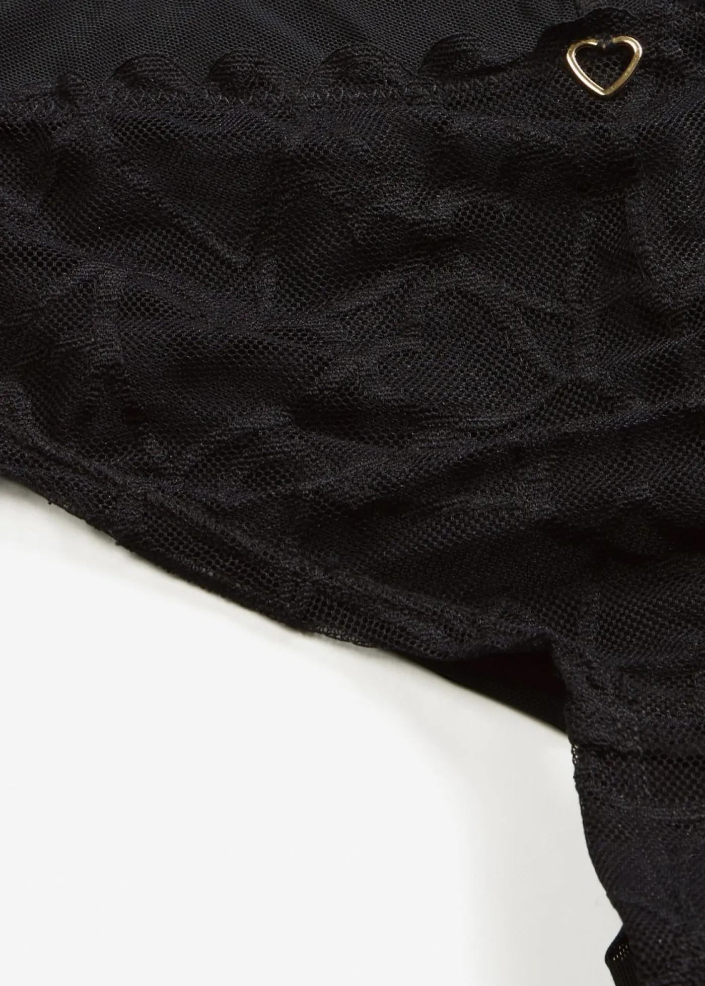Best Braga brasileña con encaje de corazones Mujer Lencería|Bragas
