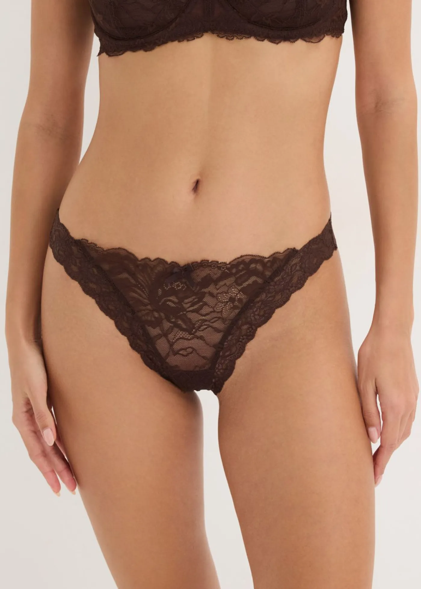 Outlet Braga brasileña con encaje delicado Mujer Temática·Lencería De Primavera|Lencería