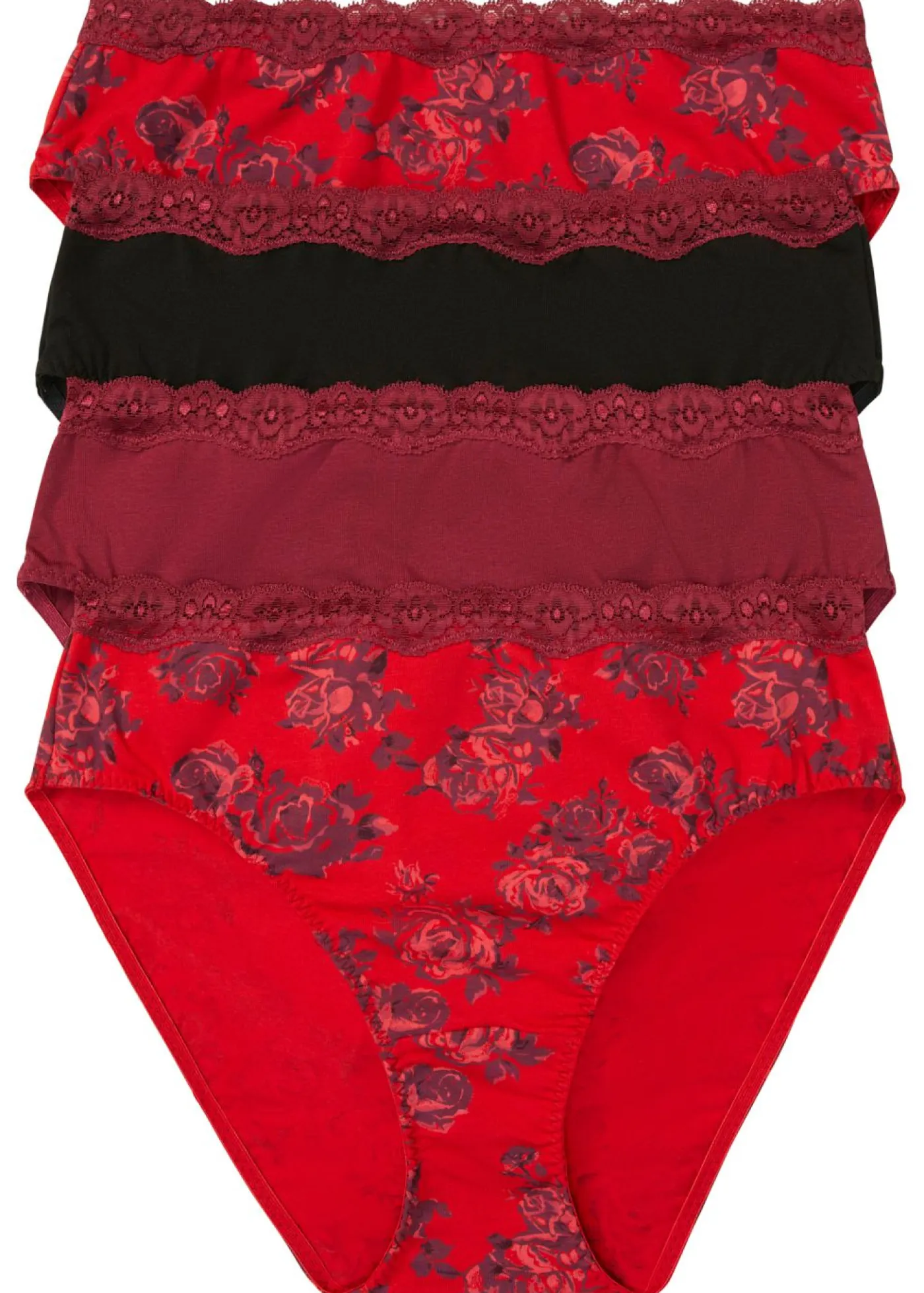 Braga con algodón orgánico (4 unidades) Mujer Ropa Interior De Algodón|Bragas