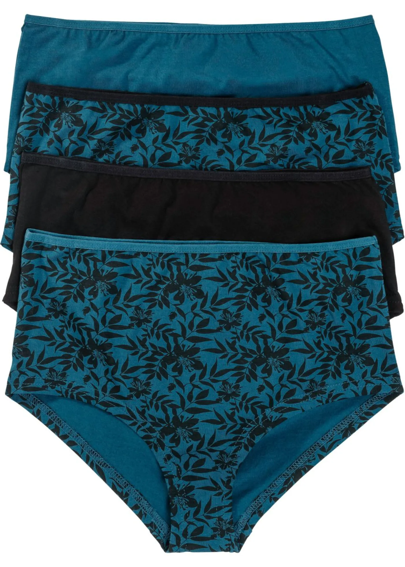 Braga con algodón orgánico (4 unidades) Mujer Ropa Interior De Algodón|Bragas