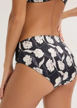 Outlet Braga con efecto brillante y detalles de encaje Mujer Lencería|Bragas