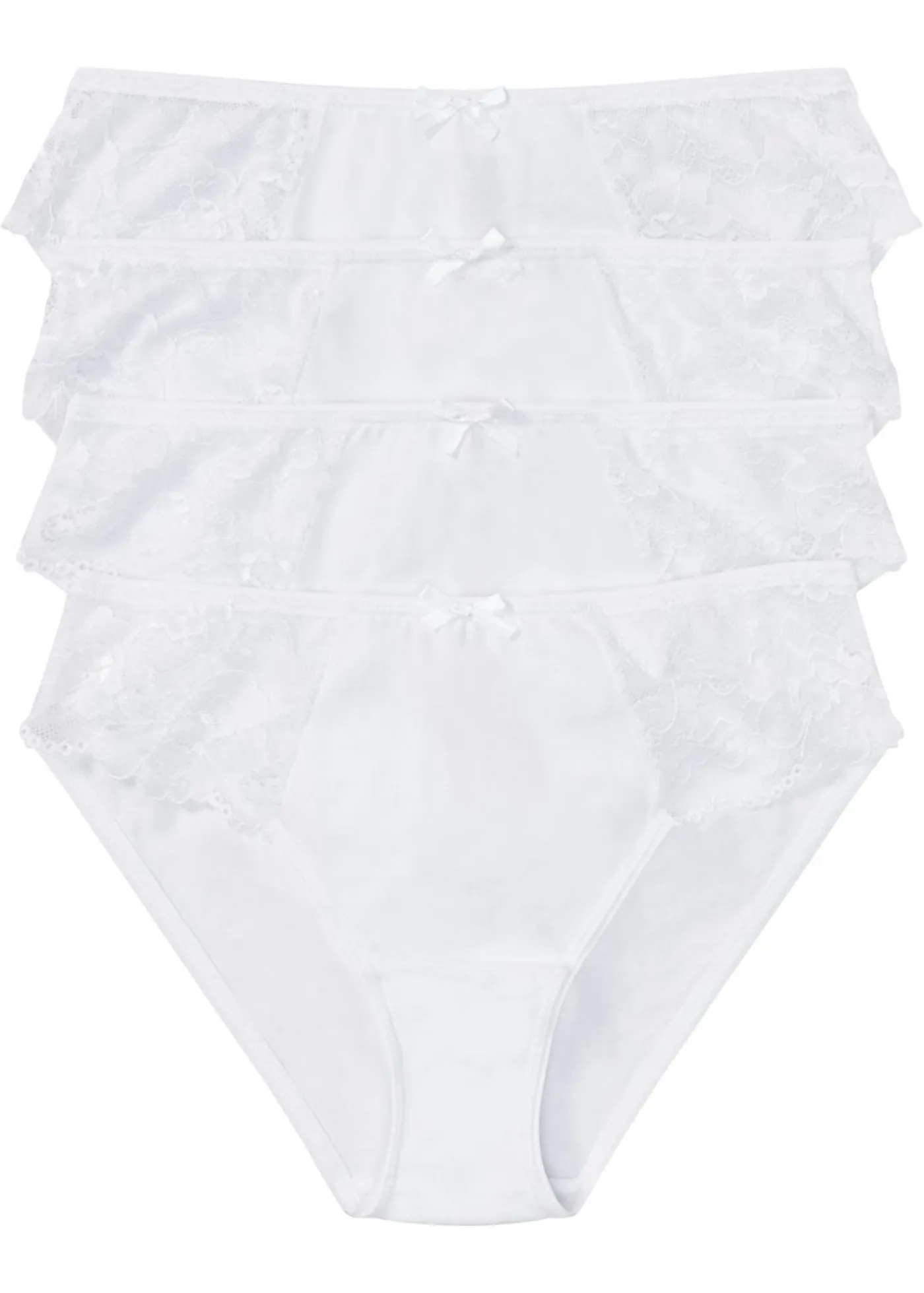 New Braga con encaje (4 unidades) Mujer Ropa Interior De Algodón|Bragas