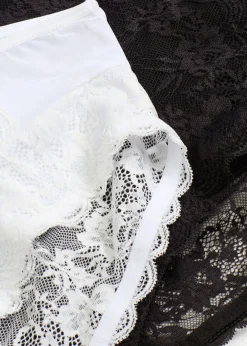Sale Braga con encaje delicado (2 unidades) Mujer Lencería|Bragas