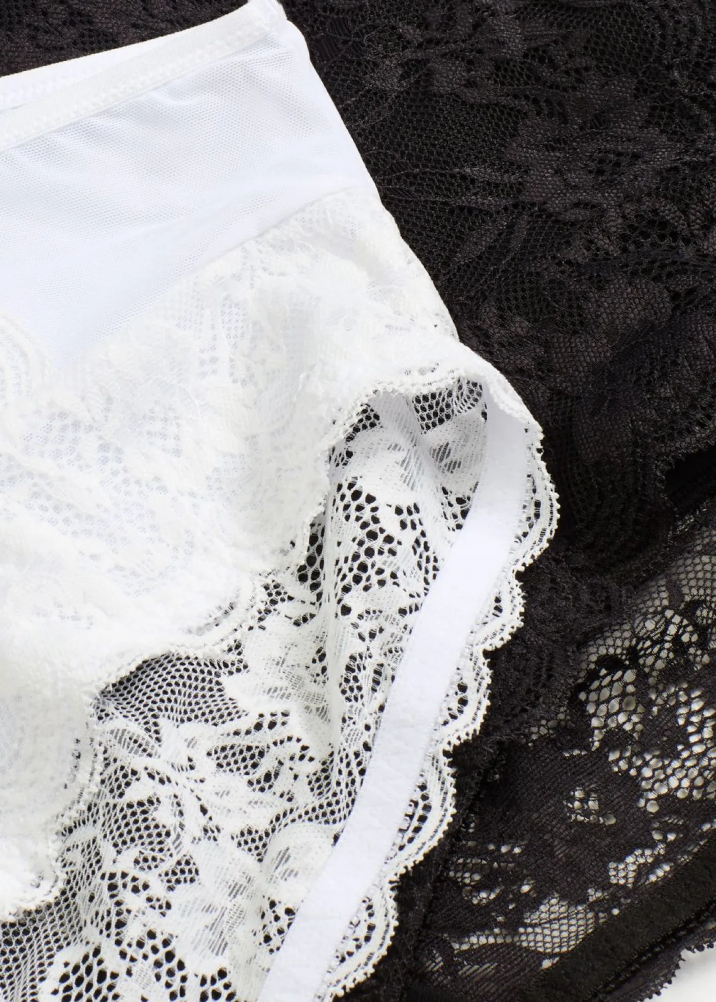 Sale Braga con encaje delicado (2 unidades) Mujer Lencería|Bragas