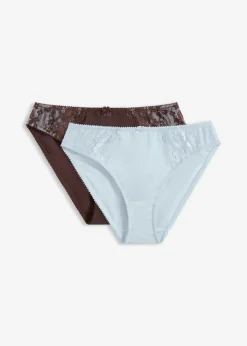 Discount Braga con encaje delicado (2 unidades) Mujer Lencería|Bragas
