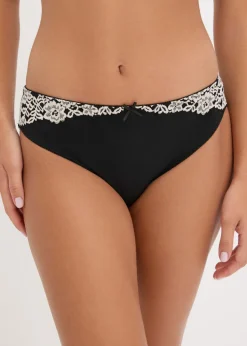 Online Braga con encaje delicado (2 unidades) Mujer Lencería|Bragas