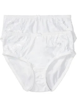 New Braga con encaje delicado (2 unidades) Mujer Bragas