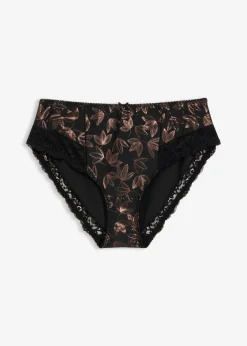 New Braga con estampado brillante Mujer Bragas