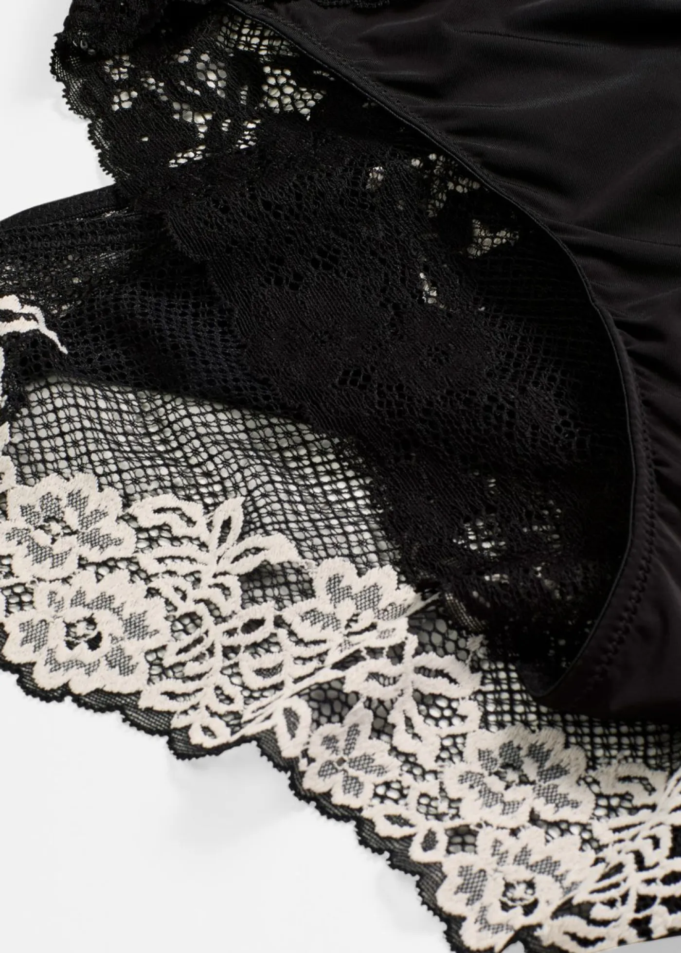 Online Braga de encaje bicolor (2 unidades) Mujer Lencería|Bragas
