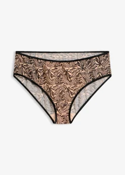 Hot Braga de malla estampada Mujer Lencería|Bragas