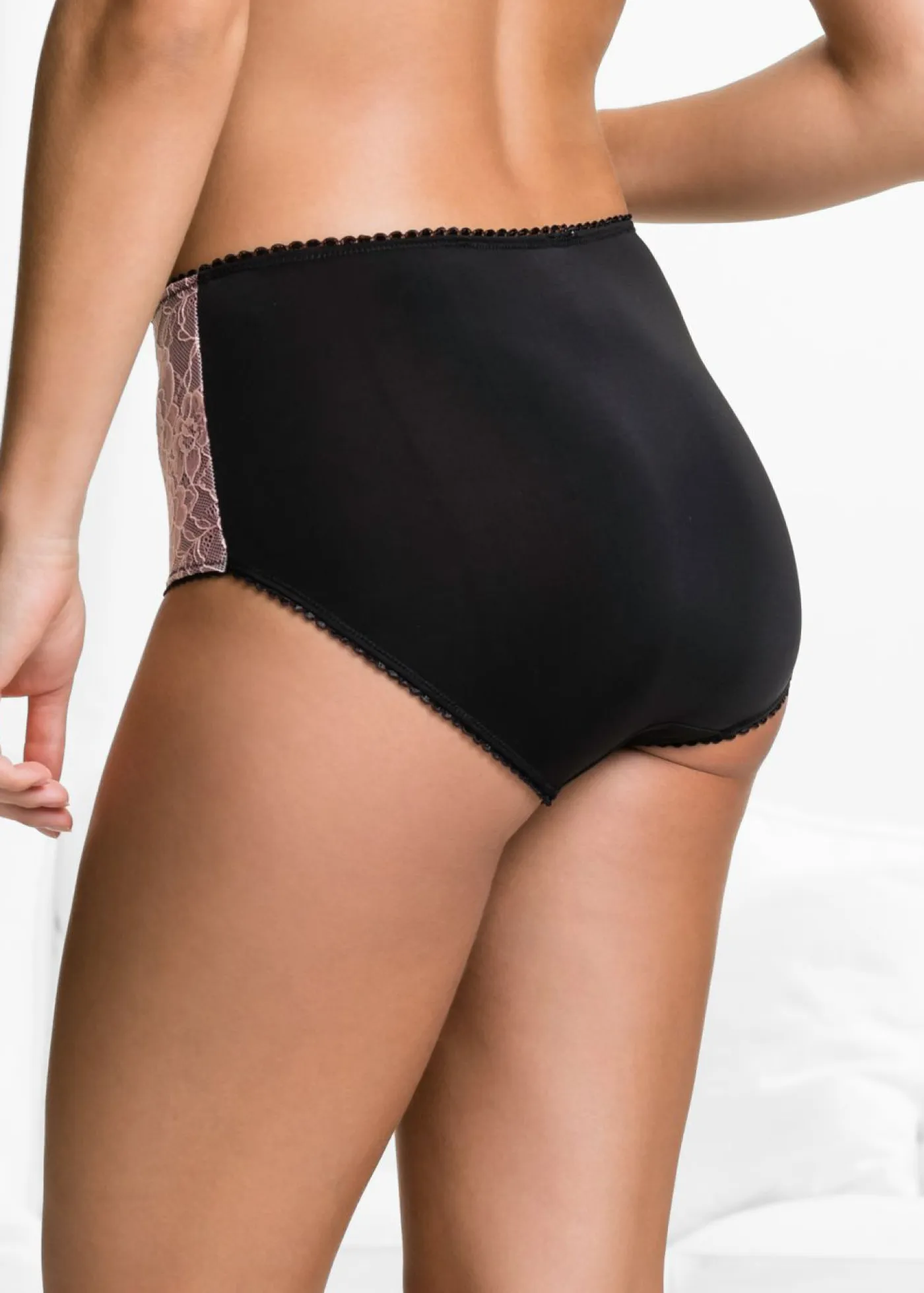 Clearance Braga de microfibra con encaje (3 unidades) Mujer Bragas