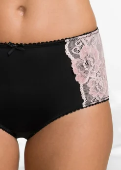 Clearance Braga de microfibra con encaje (3 unidades) Mujer Bragas