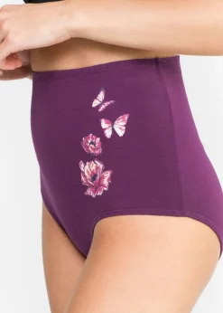Sale Braga de talle alto con algodón (5 unidades) Mujer Ropa Interior De Algodón|Bragas