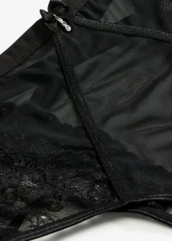 New Braga de talle alto con abertura Mujer Lencería Sexy