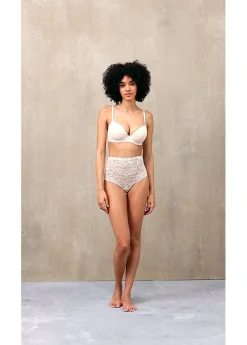 Sale Braga de talle alto (3 unidades) de encaje Mujer Bragas