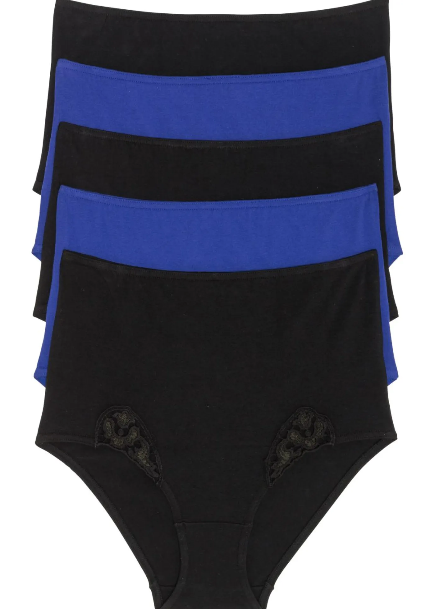 Discount Braga de talle alto (5 unidades) Mujer Ropa Interior De Algodón|Bragas