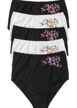 Clearance Braga de talle alto (5 unidades) Mujer Ropa Interior De Algodón|Bragas