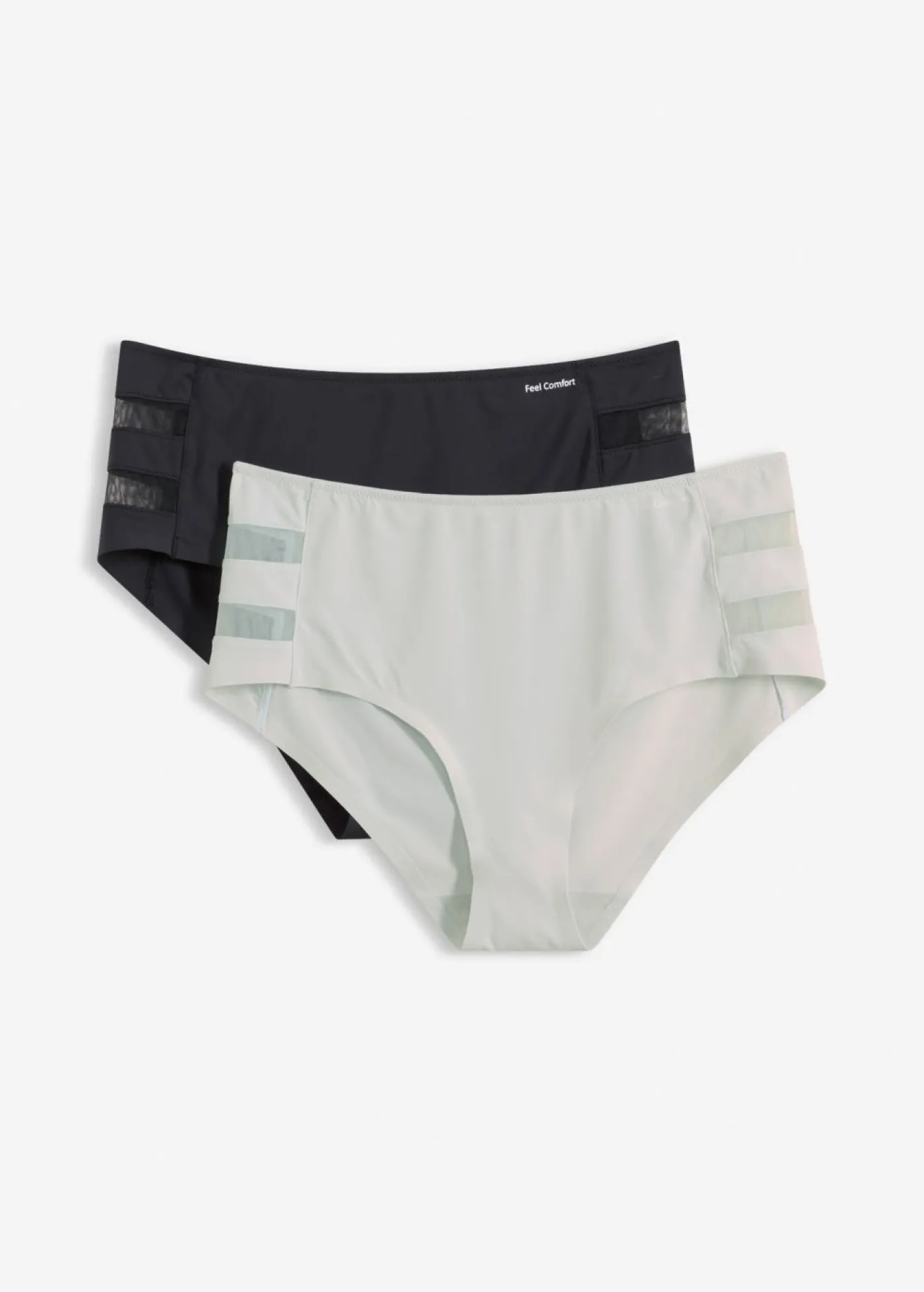 Braga Feel Comfort con corte láser (2 unidades) Mujer Sin Costuras|Bragas