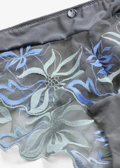 Clearance Braga hipster con bordado delicado Mujer Lencería|Bragas