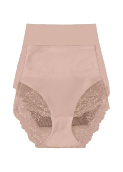 Sale Braga moldeadora con corte láser y efecto moldeador medio (2 unidades) Mujer Sin Costuras|Ropa Interior Moldeadora