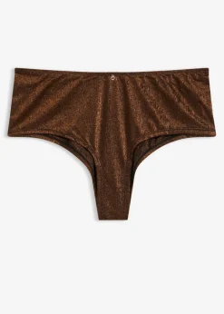 Discount Bragas brasileñas de material brillante Mujer Lencería|Bragas