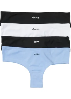 New Bragas brasileñas (4 unidades) Mujer Ropa Interior De Algodón|Bragas