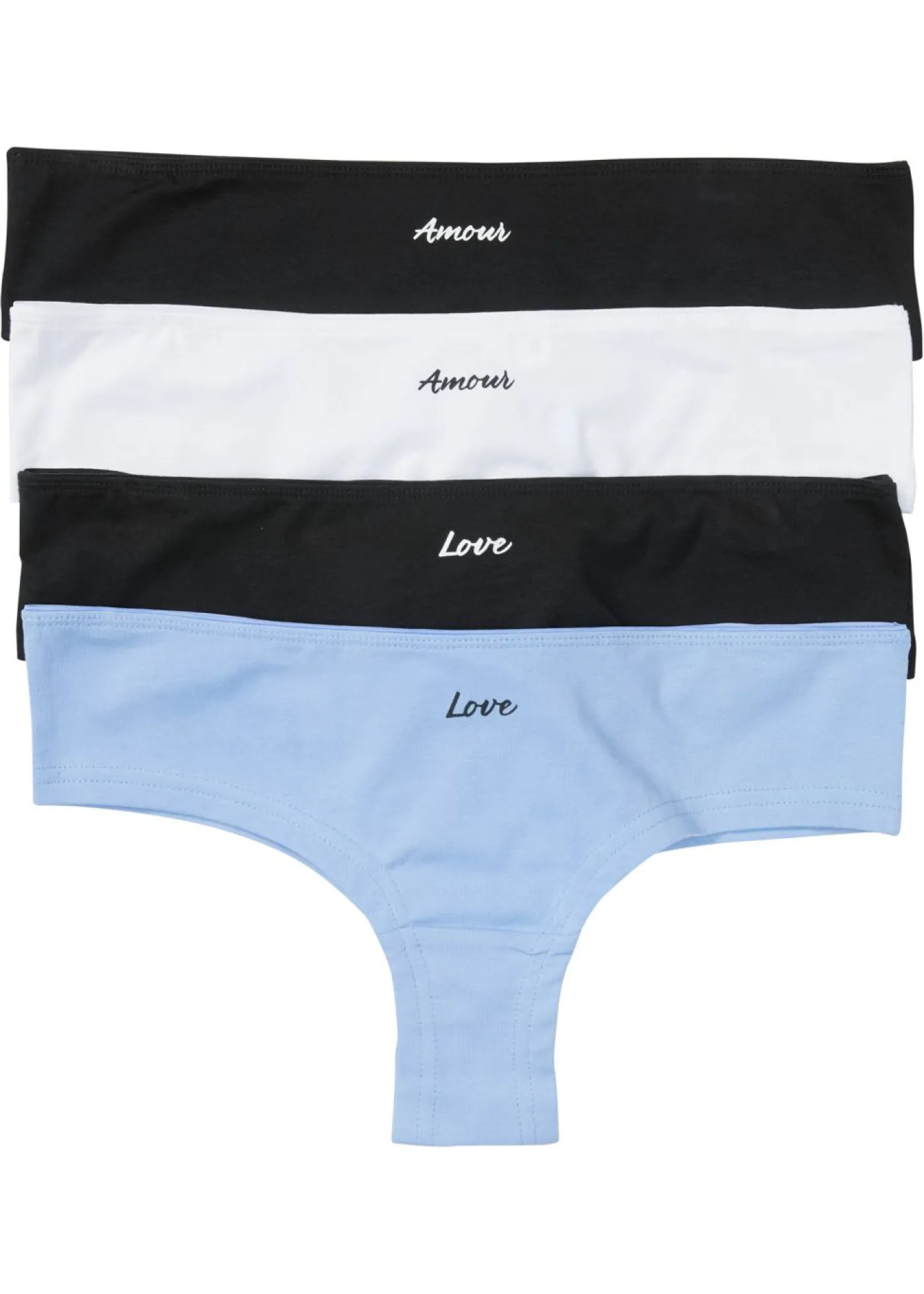 New Bragas brasileñas (4 unidades) Mujer Ropa Interior De Algodón|Bragas
