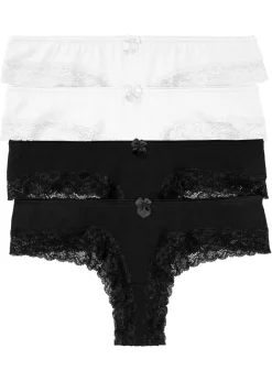 Outlet Bragas brasileñas (4 unidades) Mujer Ropa Interior De Algodón|Básicos