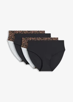 Clearance Bragas de microfibra sin marcas visibles (4 unidades) Mujer Sin Costuras|Bragas