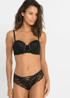 Best Braguita brasileña de encaje fino Mujer Lencería|Bragas